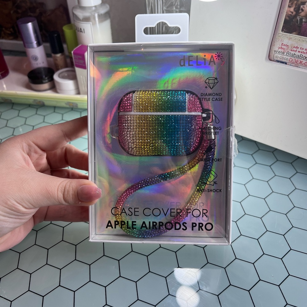 Delias Airpod Colorful Diamond Airpod Pro Case